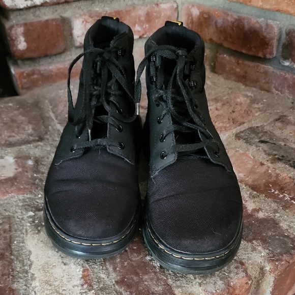 Dr. Martens Black Combs Men’s Lace-Up Boots Lightweight Nylon Leather main image 4